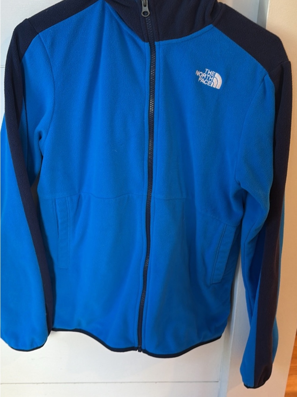 The North Face Kids Blue and Navy Full-Zip Fleece Jacket